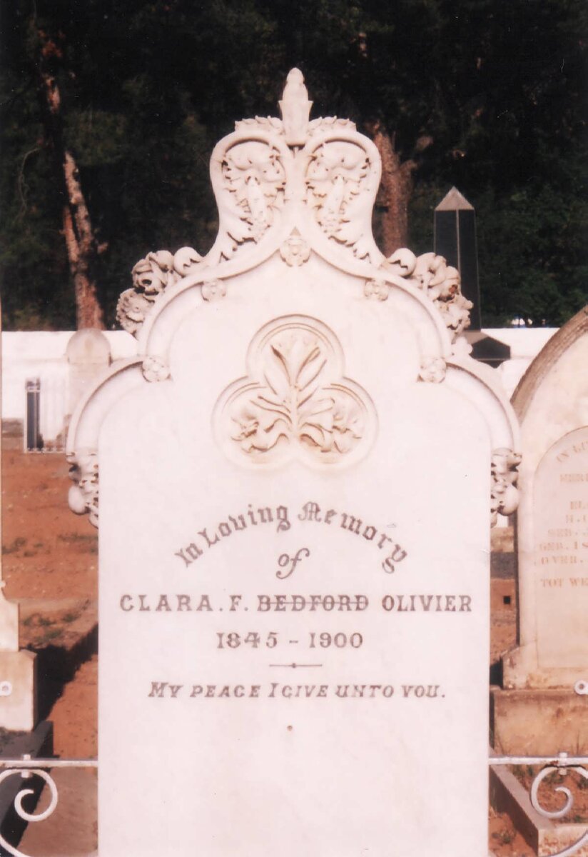 OLIVIER Clara F. Bedford 1845-1900
