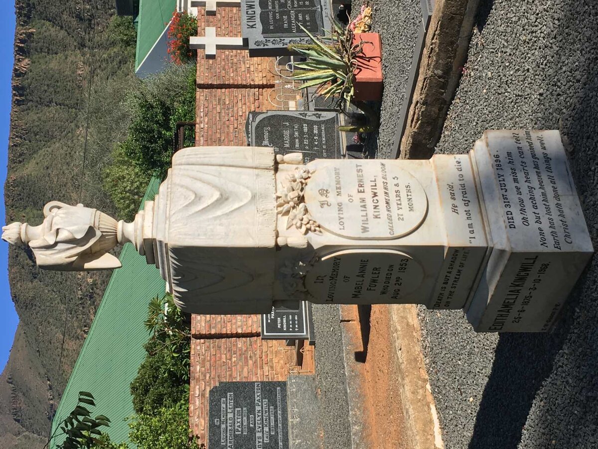 KINGWILL William Ernest -1896 :: FOWLER Mabel Annie -1953 :: KINGWILL Edith Amelia 1875-1968