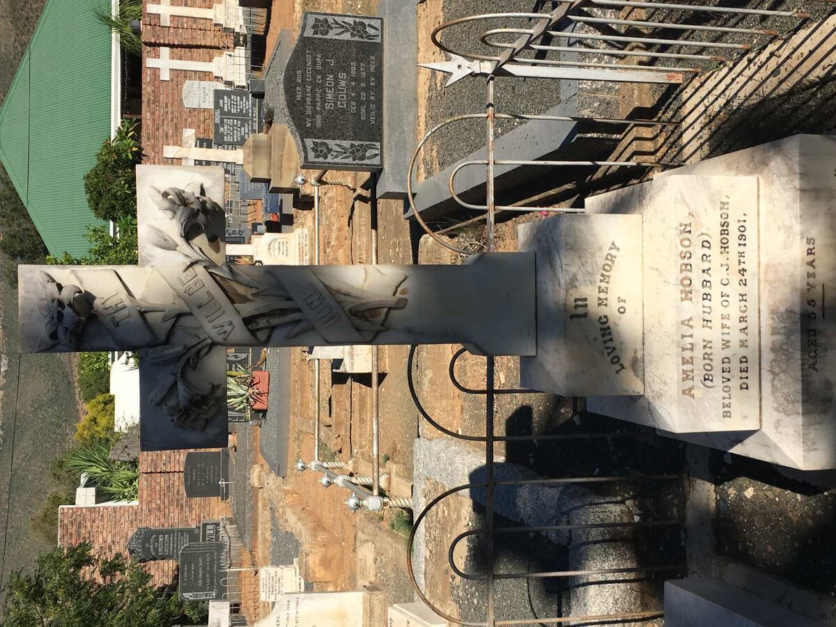 HOBSON Amelia nee HUBBARD -1901