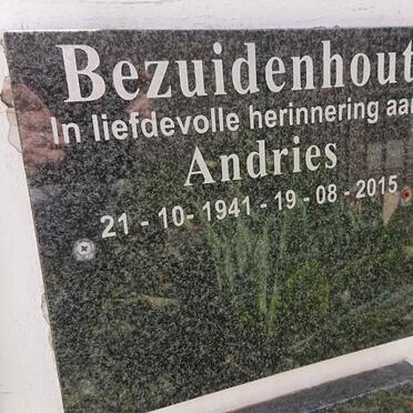 BEZUIDENHOUT Andries 1941-2015