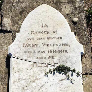 WULFSOHN Fanny -1916