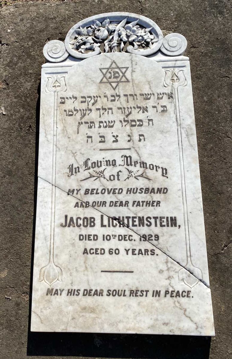 LICHTENSTEIN Jacob -1929