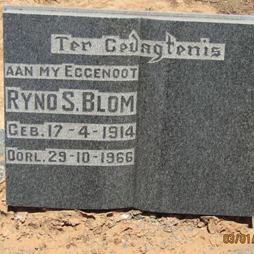 BLOM Ryno S. 1914-1966
