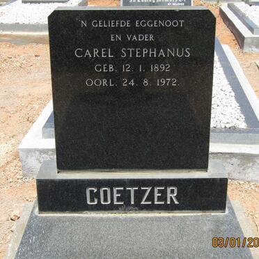 COETZER Carel Stephanus 1892-1972