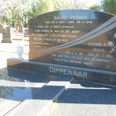 DIPPENAAR Daniel Petrus 1907-1978 &amp; Susan Ruth 1915-2000