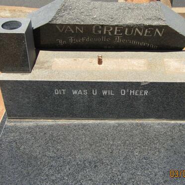 GREUNEN, van