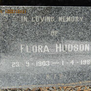 HUDSON Flora 1903-1986