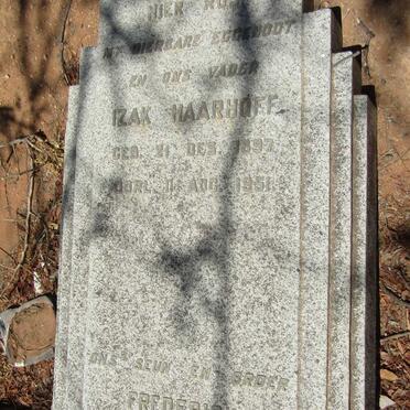 HAARHOFF Izak 1897-1951 &amp; Frederick 1925-1946