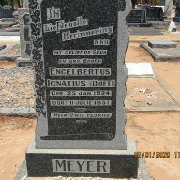 MEYER Engelbertus Ignatius 1924-1957