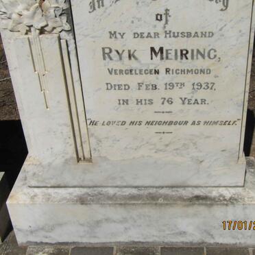 MEIRING Ryk -1937