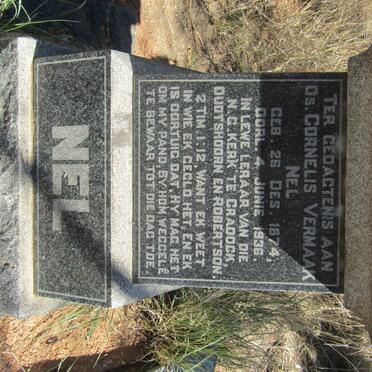 NEL Cornelis Vermaak 1874-1936 &amp; Maria Wilhelmina MARAIS 1882-1954