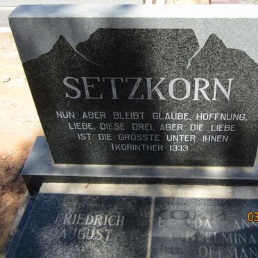 SETZKORN Friedrich August 1905-1987 &amp; Emelda Anna Wilhelmina HOFFMANN 1910-1984 :: SETZKORN Renate Elfrieda 1938-2005