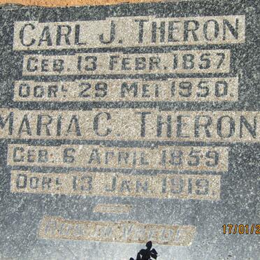 THERON Carl J. 1857-1950 &amp; Maria C. 1859-1919