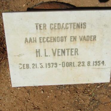 VENTER H.L. 1879-1954