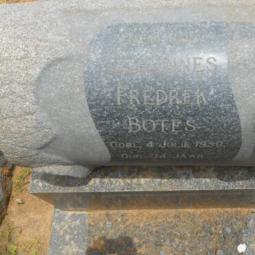 BOTES Johannes Fredrek - 1950