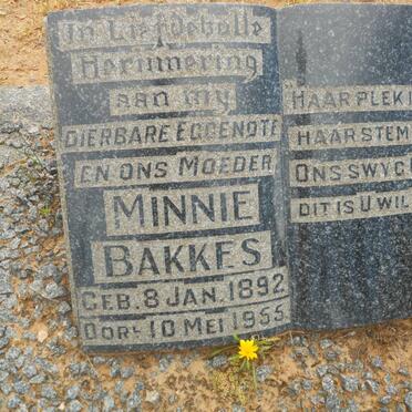 BAKKES Minnie 1892-1955