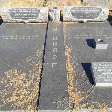 BRÜMMER Boy 1923-1984 &amp; Anna ROSSOUW 1923-2008 :: BRÜMMER Marthinus Rossouw 1949-2002