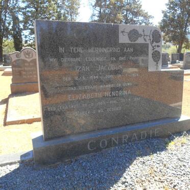CONRADIE Izak Jacobus 1894-1969 &amp; Elizabeth Hendrina ERASMUS 1903-1952