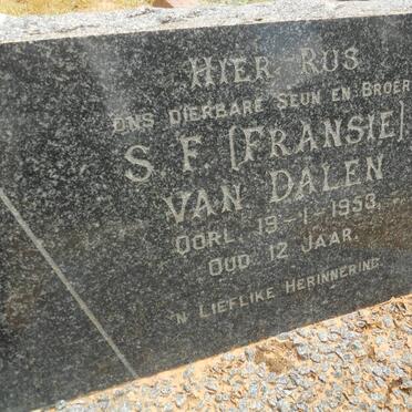 DALEN S.F., van -1953