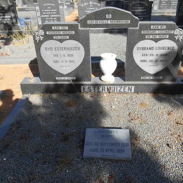 ESTERHUIZEN Sybrand Lourence 1906-1973 &amp; Byb 1909-1992 :: ESTERHUIZEN Johannes 1936-1994