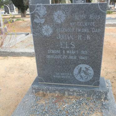 ELS Johan H.K. 1901-1945