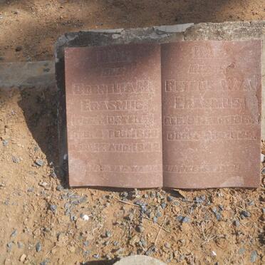 ERASMUS Petrus W.A. 1864-1949 &amp; Cornelia M. MOSTERT 1868-1942