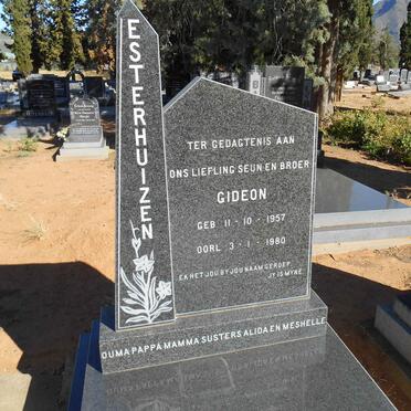 ESTERHUIZEN Gideon 1957-1980