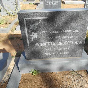 GROBBELAAR Henrietta 1897-1977