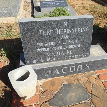 JACOBS Maria M. 1954-1979