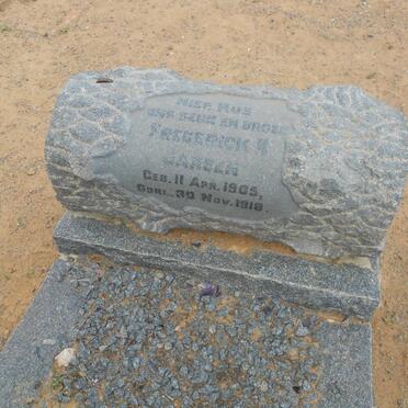 JANSEN Frederick ?. 1905-1918