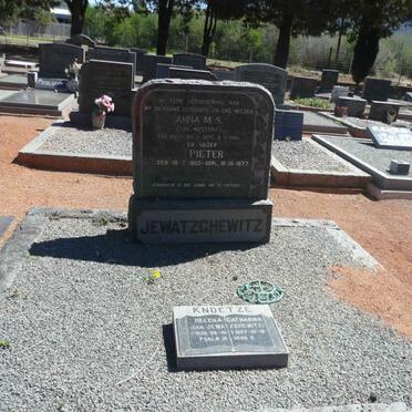 JEWATZCHEWITZ Pieter 1903-1977 &amp; Anna M.S. MOSTERT :: KNOETZE Helena Catharina nee JEWATZCHEWITZ 1930-1997