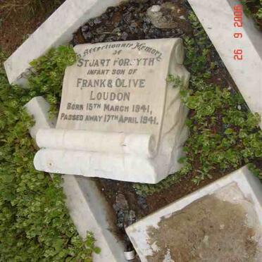 LOUDON Stuart Forsyth 1941-1941