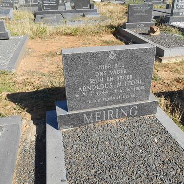 MEIRING Arnoldus M. 1944-1980