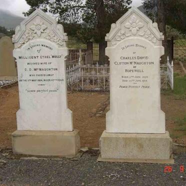 McNAUGHTON Charles David Clifton 1875-1935 &amp; Millicent Ethel -1924