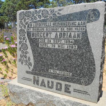 NAUDE Burgert Adriaan 1894-1962