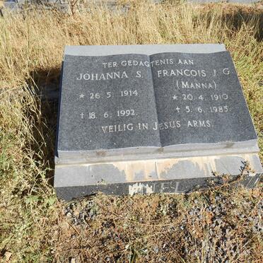 NEL Francois J.G. 1910-1985 &amp; Johanna S. 1914-1992