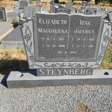 STEYNBERG Izak Jacobus 1906-1991 &amp; Elizabeth Magdalena 1913-2009