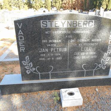 STEYNBERG Jan Petrus 1904-1983 &amp; Lulu 1908-1975