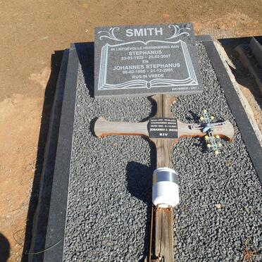 SMITH Stephanus 1929-2007 :: SMITH Johannes Stephanus 1960-2001