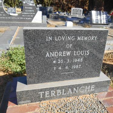 TERBLANCHE Andrew Louis 1948-1987