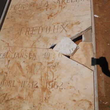TREDOUX Petronella Sarelina nee JANSEN ??-1962