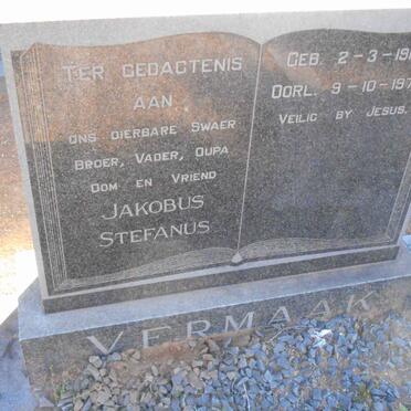 VERMAAK Jakobus Stefanus 1917-1970