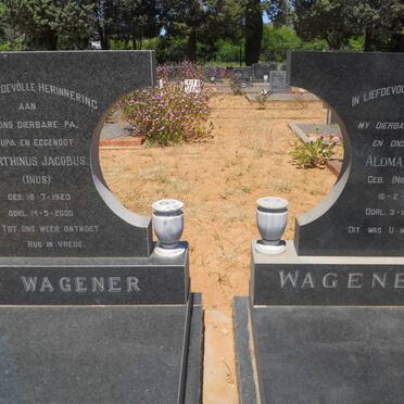 WAGENER Marthinus Jacobus 1923-2000 &amp; Aloma Joyce NIEUWOUDT 1932-1968