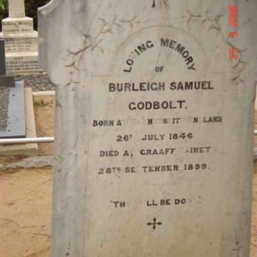 GODBOLT Burleigh Samuel 1846-1899