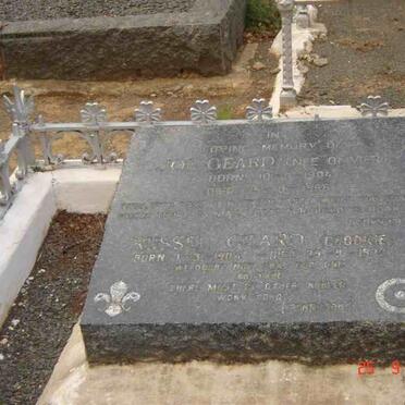 GEARD Russel 1904-1972 &amp; Joe OLIVIER 1904-1966