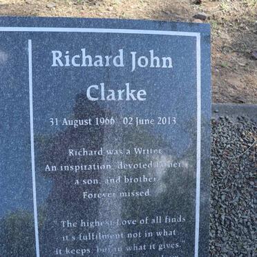 CLARKE Richard John 1966-2013