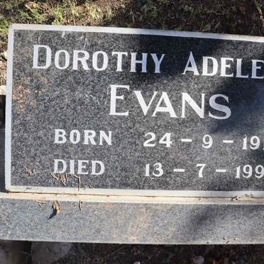 EVANS Dorothy Adeleine 1918-1995