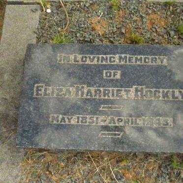 HOCKLY Eliza Harriet 1851-1943
