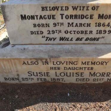 MORRIS Susanna Maria 1864-1899 :: MORRIS Susie Louise 1887-1958_3