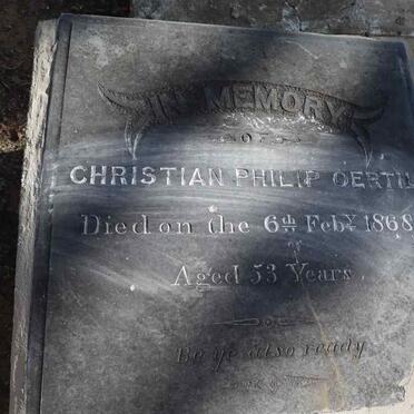 OERTIL Christian Philip -1868